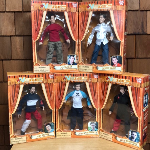 2000 Living Toyz NSYNC Doll Complete Collection